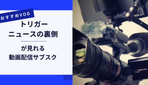 『トリガー ニュースの裏側』を見る方法｜配信中の動画サービスからオススメを